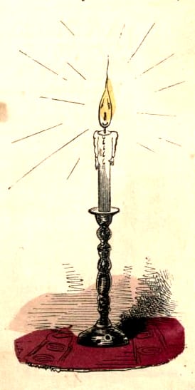public domain candle illustration vintage childrens books