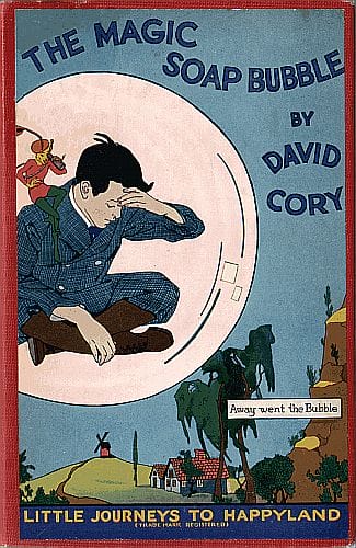 public domain vintage childrens book cover the magic soap bubble
