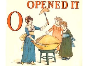 public domain vintage childrens book illustrations kate greenaway apple pie o
