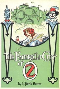 public domain vintage color book illustration emerald city of oz