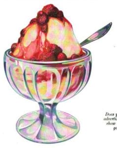 antique ice cream sundae illustrations in public domain image 81