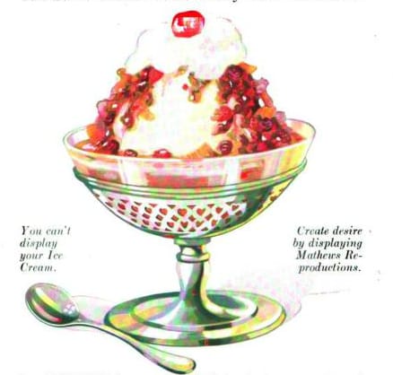 antique ice cream sundae illustrations in public domain image 91