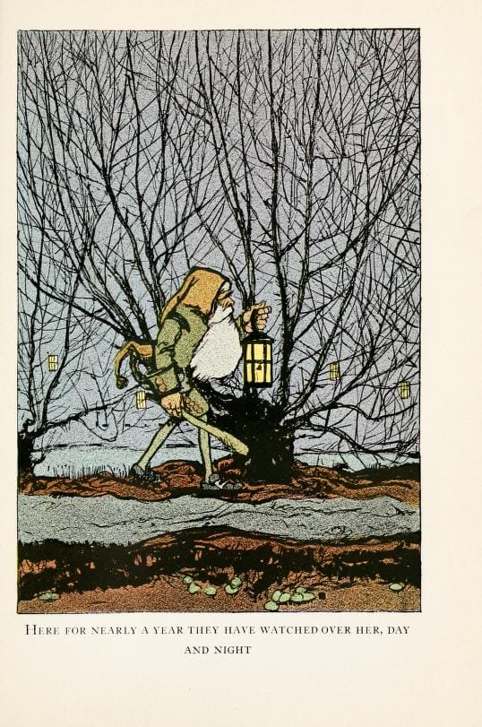vintage public domain book illustration snow white and the 7 dwarves image 6