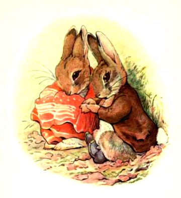 free vintage illustration of beatrix potter benjamin bunny 6