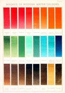 vintage color chart 1