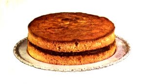 vintage double layer cake