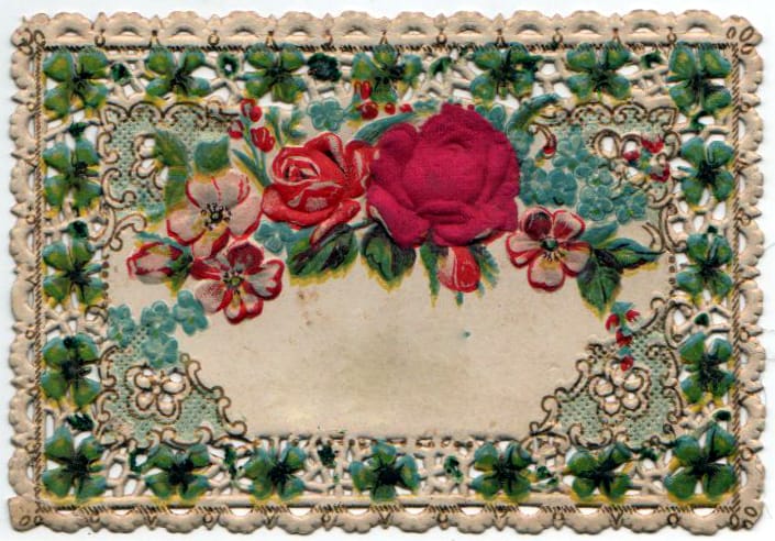 19th century lace valentines day pictures