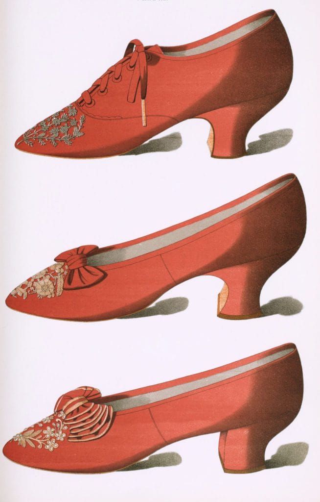 Public domain red shoes illustration