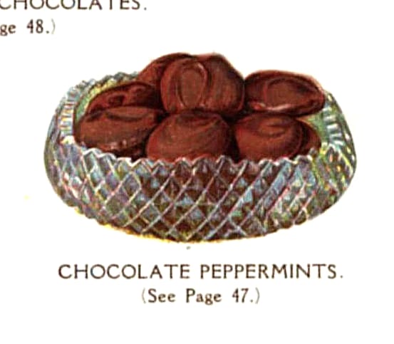 vintage chocolate peppermint patties