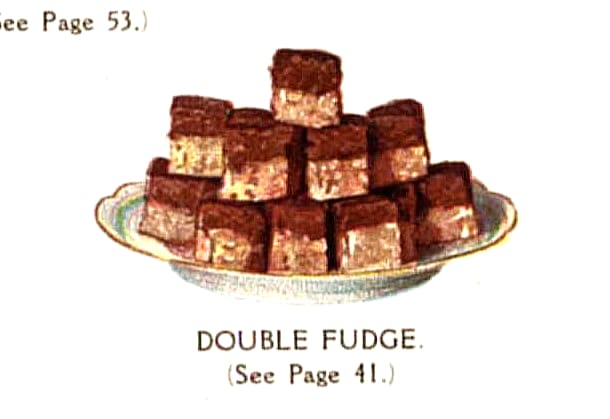 vintage double chocolate fudge