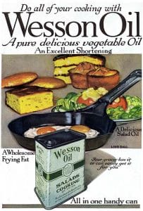 Wesson Oil 1918 vintage ad
