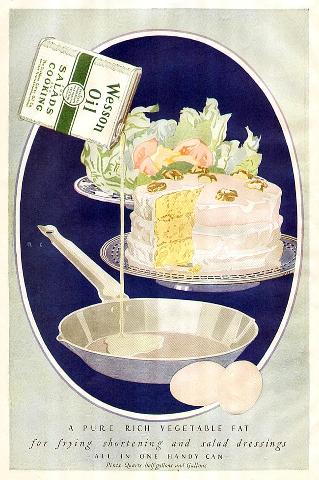 Wesson Oil 1920 vintage ad 1