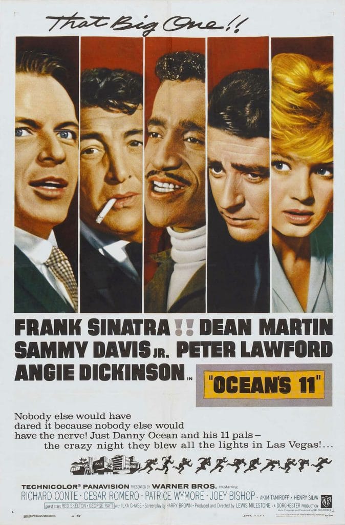 1960 Oceans 11 Advertising Movie Poster Vintage Movie Poster