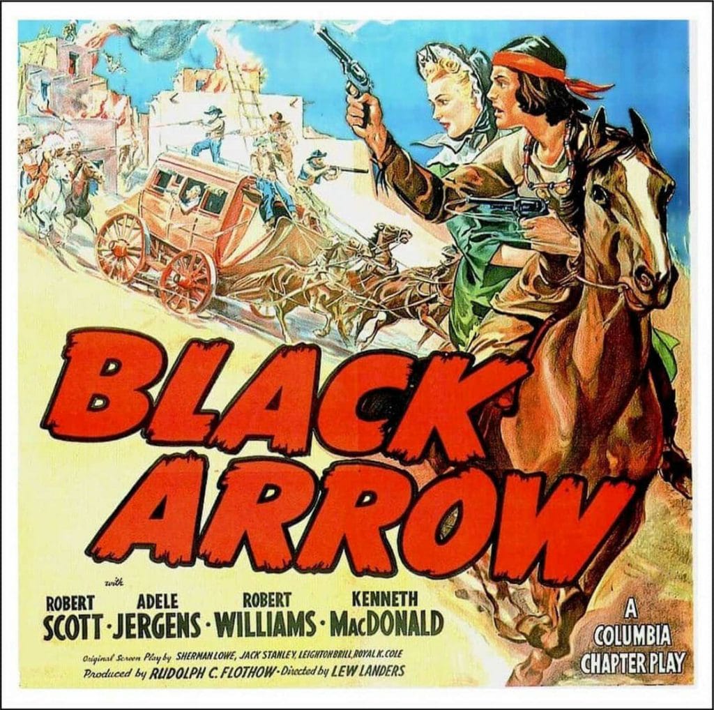 Black Arrow Lew Landers 1944 Vintage Movie Poster