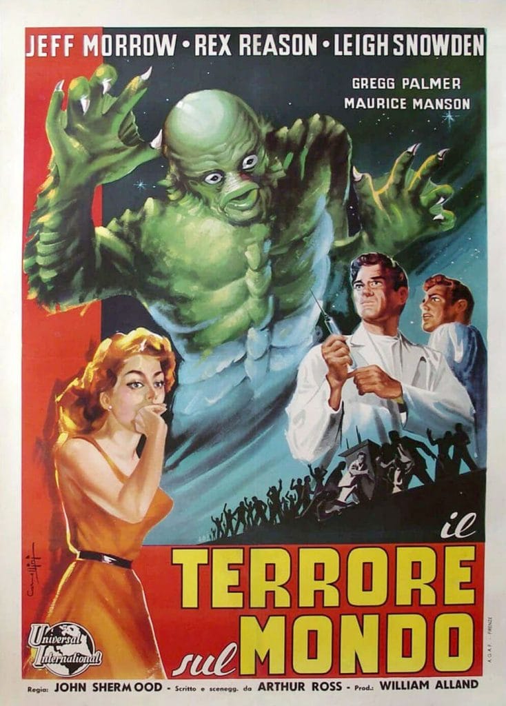 Il Terrore Sul Mondo John Sherwood 1960 Vintage Movie Poster