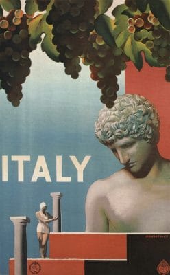 Italy By Barabino And Graeve 1935 Vintage Travel Poster