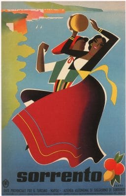 Sorrento Vintage Poster 1955 Vintage Travel Poster