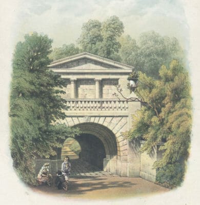 Vintage Illustrations Of Book Cover In Public Domain