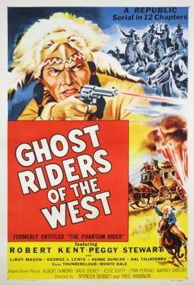 Ghost Riders Of The West Vintage Western Poster 1946 Vintage Movie Poster