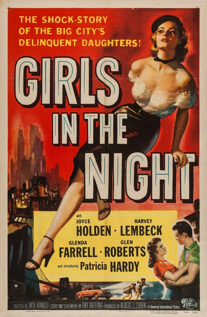 Girls Of The Night Vintage Film Poster 1953 Vintage Movie Poster