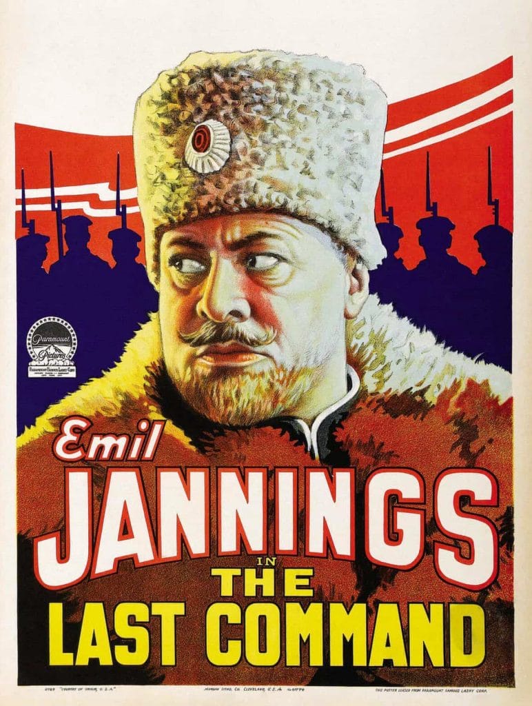 The Last Command Vintage Movie Poster 1928 Vintage Movie Poster