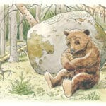 A Brown Bear Cuddling A Dog Princess Sylvie 08