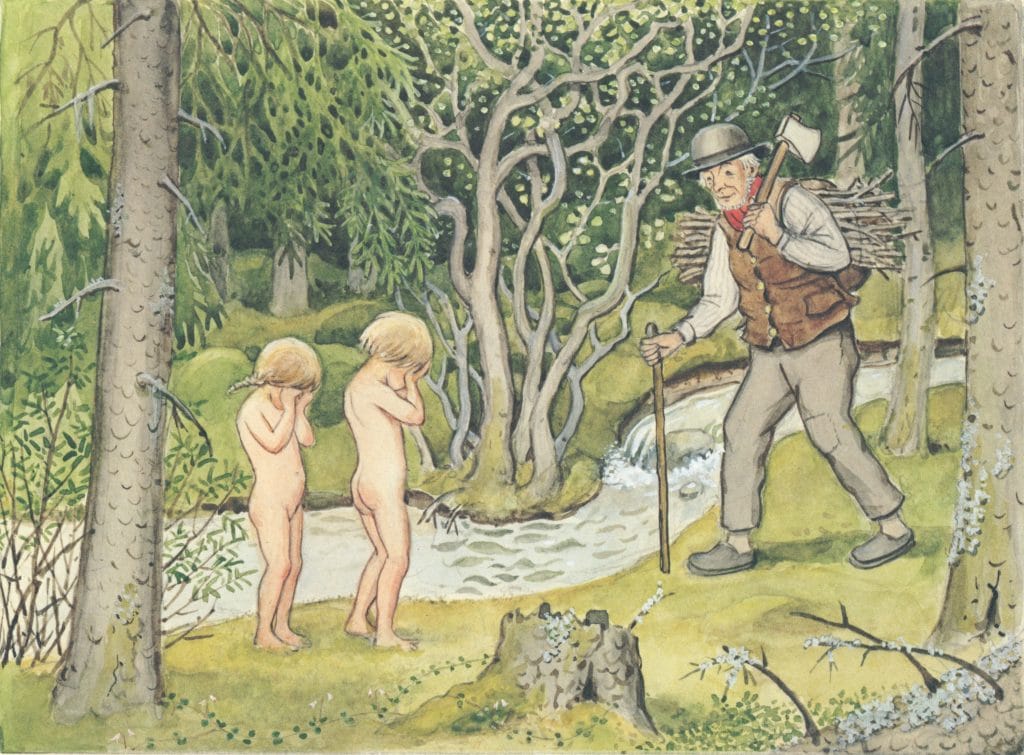 A Girl And Boy Naked Crying In The Bush Peter And Lottas Adventure 11