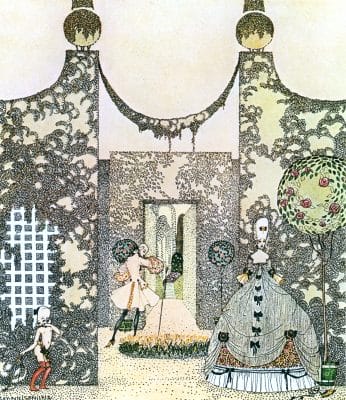 Kay Nielsen – A Look—a Kiss—and He Was Gone Rosanie Or The Inconstant Prince From Kay Nielsen