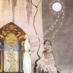 She Could Not Help Setting The Door A Little Ajar Just To Peep In When Pop Out Flew The Moon