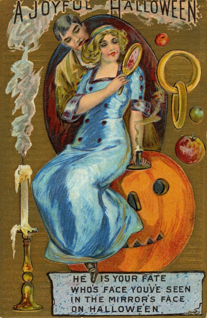 Vintage Halloween Illustration A Joyful Halloween