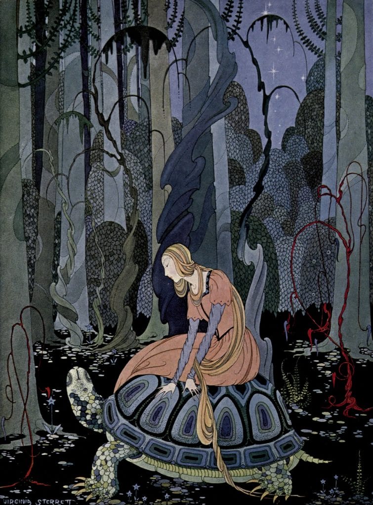0077 Old French Fairytales Illustrated By Virginia Frances Sterrett