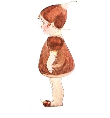Chestnut Vintage Fairytale Illustration