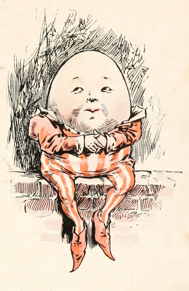 Humpty Dumpty Nursery Rhyme Illustration