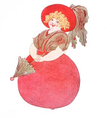 Madame Beet Vintage Fairytale Illustration