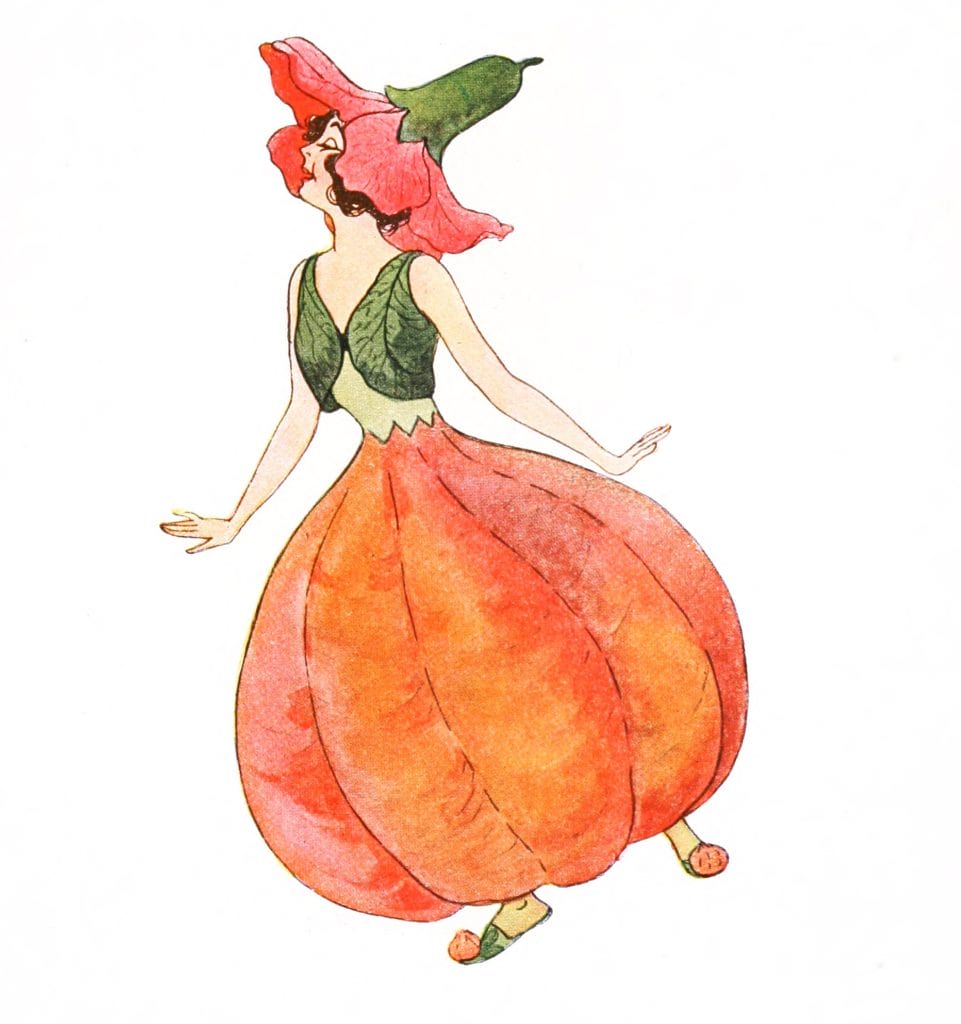 Pomegranate Vintage Fairytale Illustration