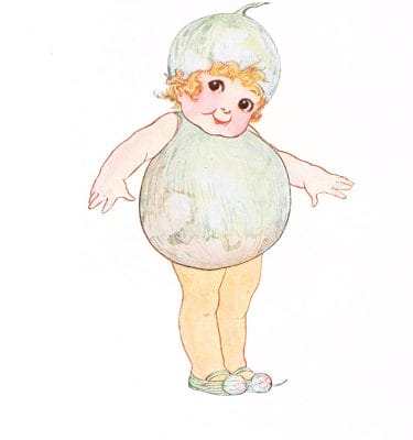 Spanish Onion Vintage Fairytale Illustration