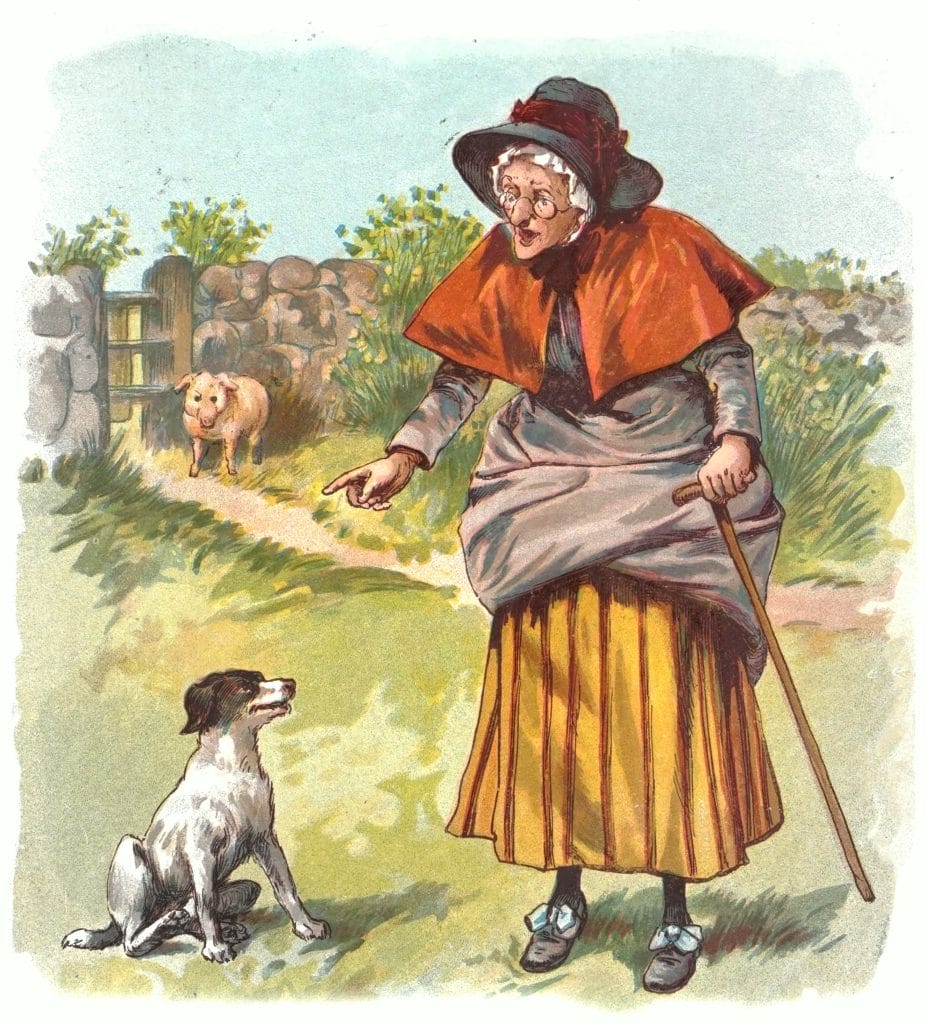 The Old Woman Asks The Dog To Bite The Pig Nursery Rhymes