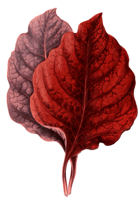 Amarantus Melancholicus Vintage Leaf Illustrations