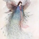 Japanse Fairy With Peacock Feathers