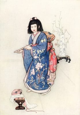 Kimono With Flute