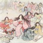 The Mallet Japanese Girls In Kimono Chasing